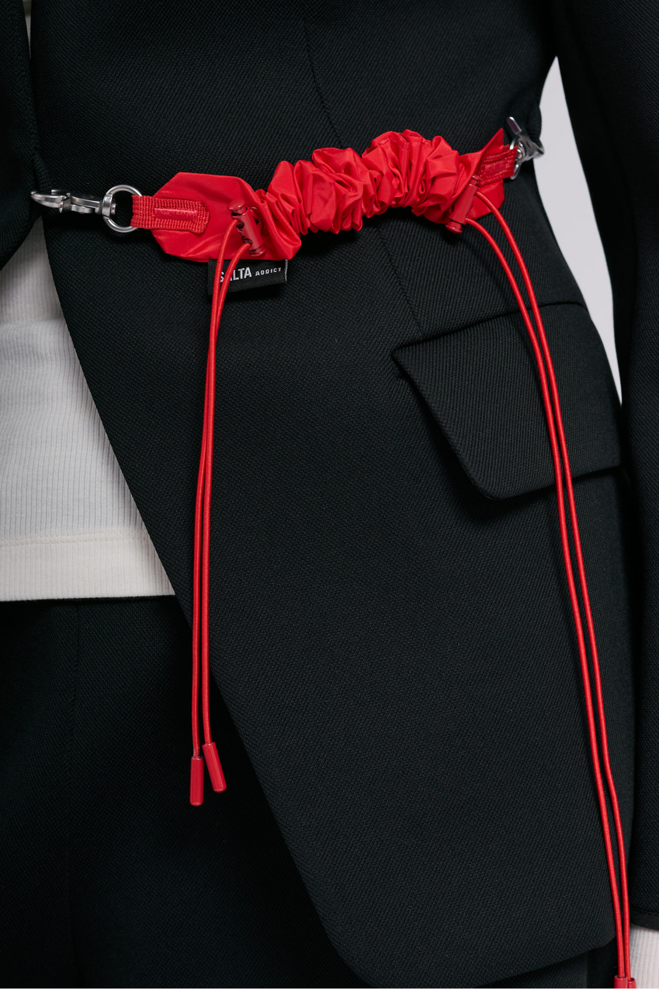 Red belt A0079/coat fabric