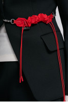 Red belt A0079/coat fabric