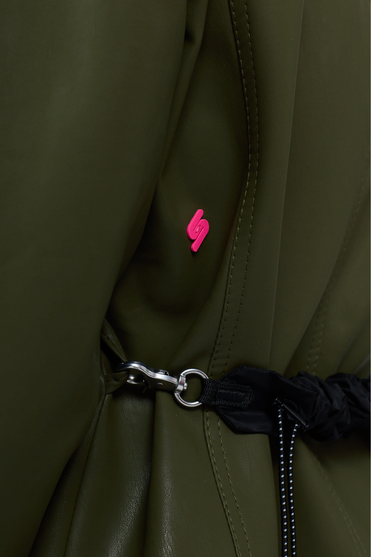 Khaki jacket J0086/Ecokozha