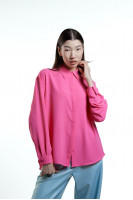 Рубашка розовая T0035/Silk
