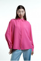Рубашка розовая T0035/Silk