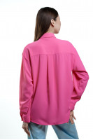 Рубашка розовая T0035/Silk