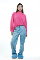 Рубашка розовая T0035/Silk