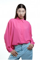 Рубашка розовая T0035/Silk