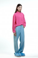 Рубашка розовая T0035/Silk