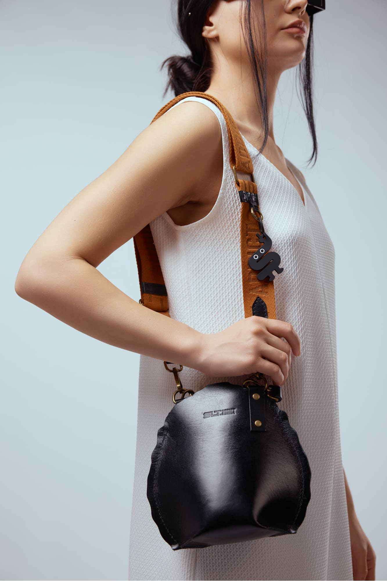 Сумка чёрная багурсак H0010/Leather