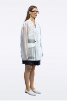 Jacket white J0071/Cupro