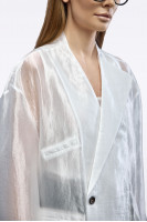 Jacket white J0071/Cupro