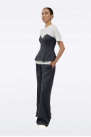 Gray corset A0074/Wool blend