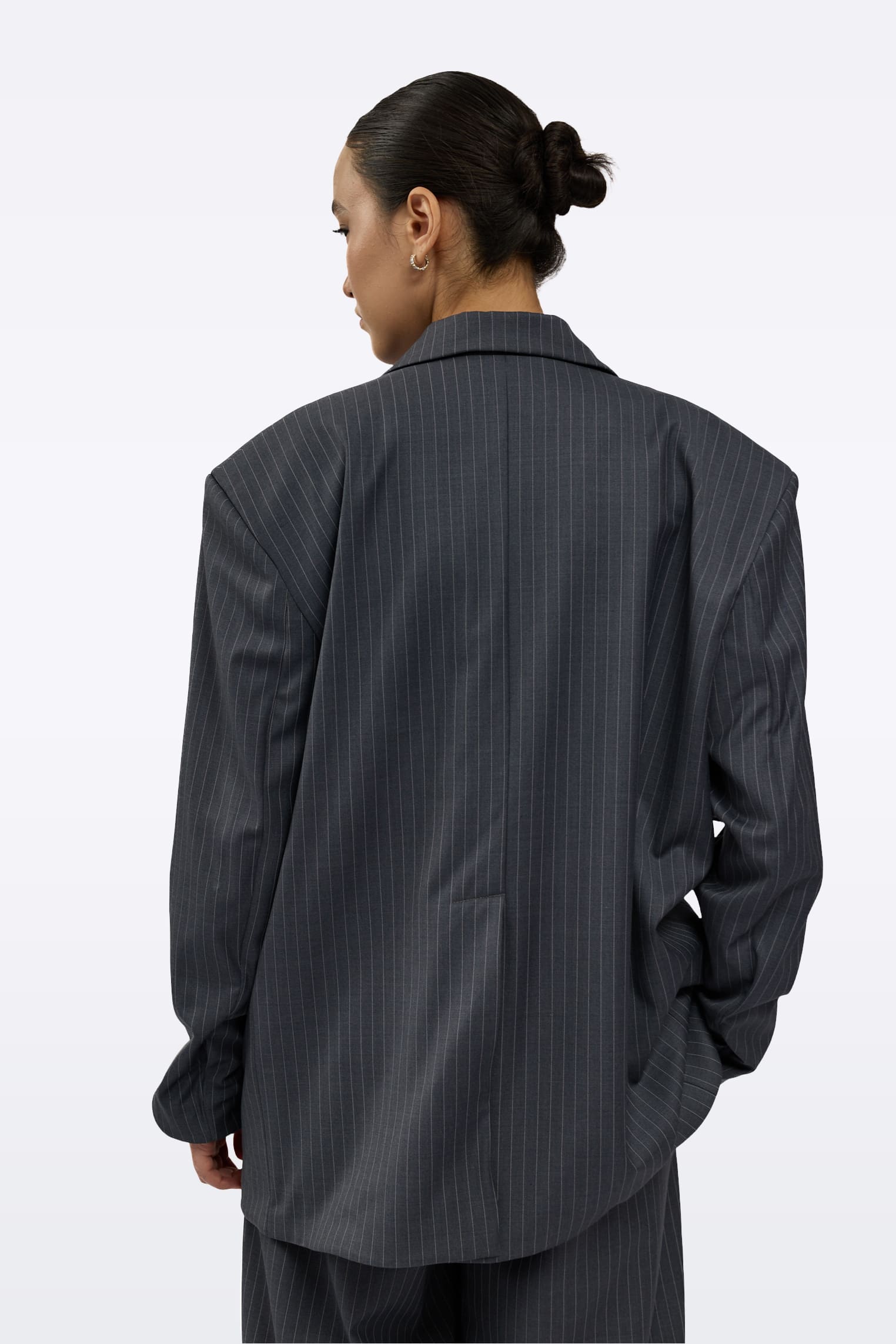 Gray blazer J0084/Suit fabric