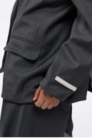 Gray blazer J0084/Suit fabric