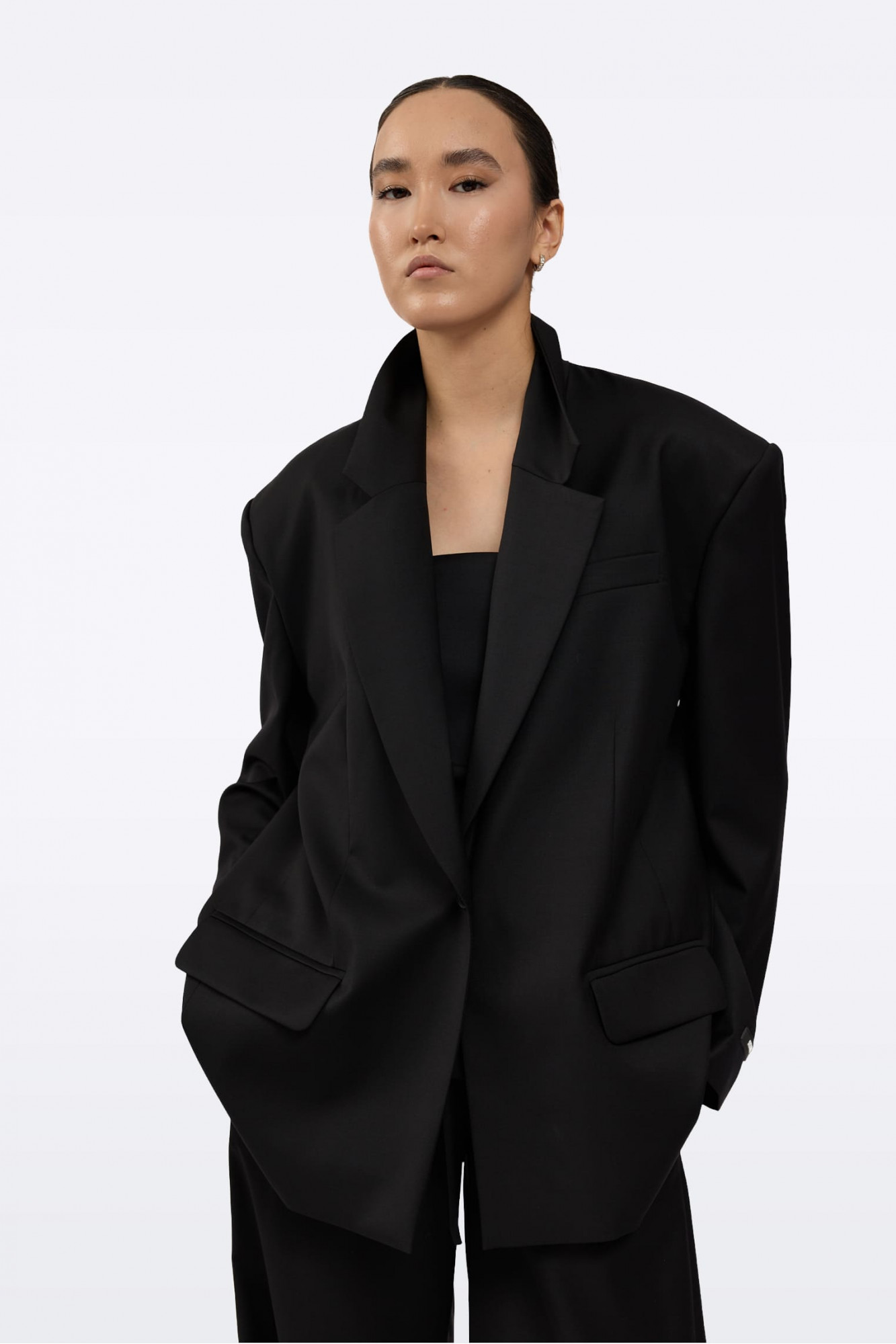 Black blazer J0085/Suit fabric