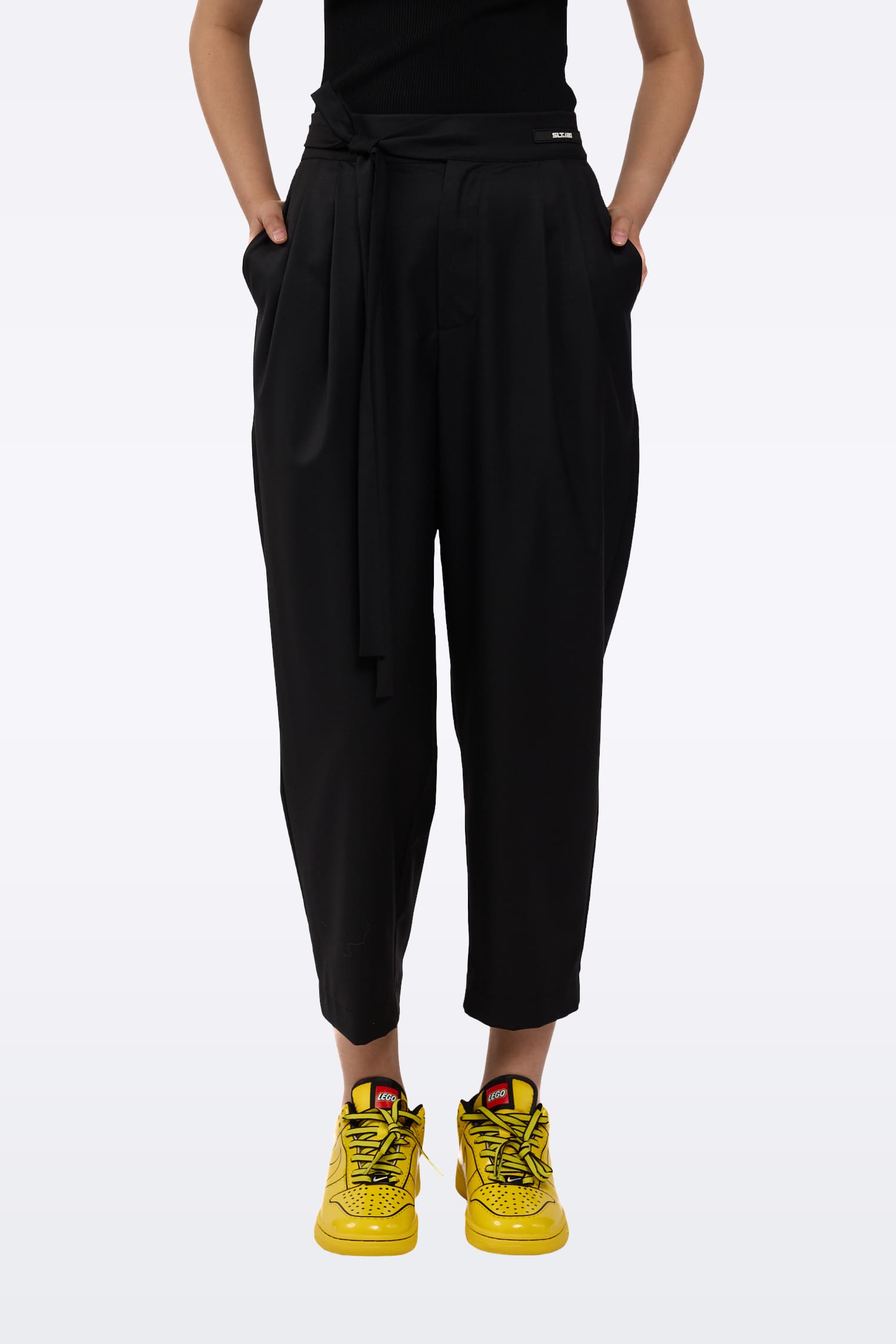 Black trousers P0096/Wool