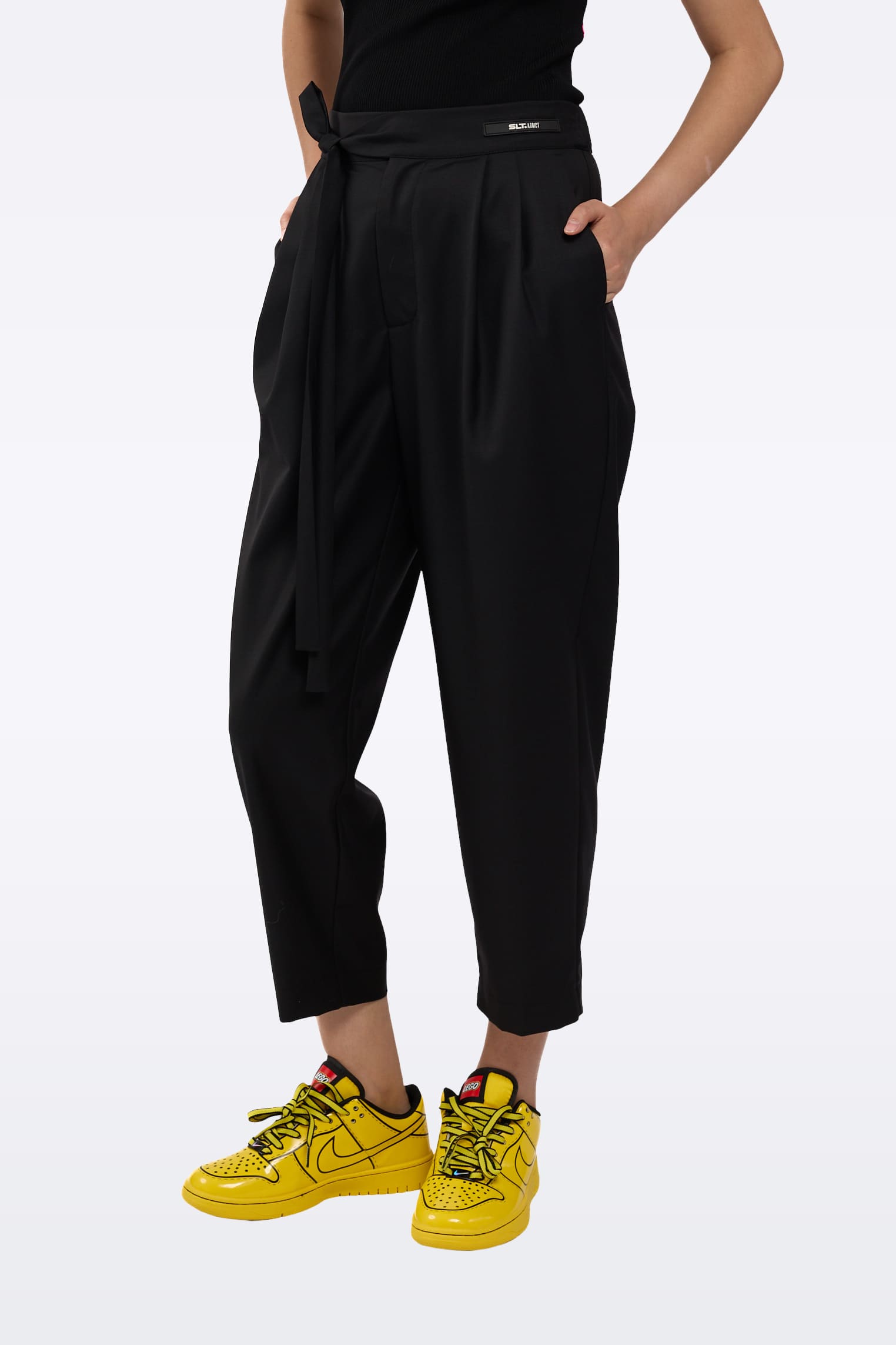 Black trousers P0096/Wool