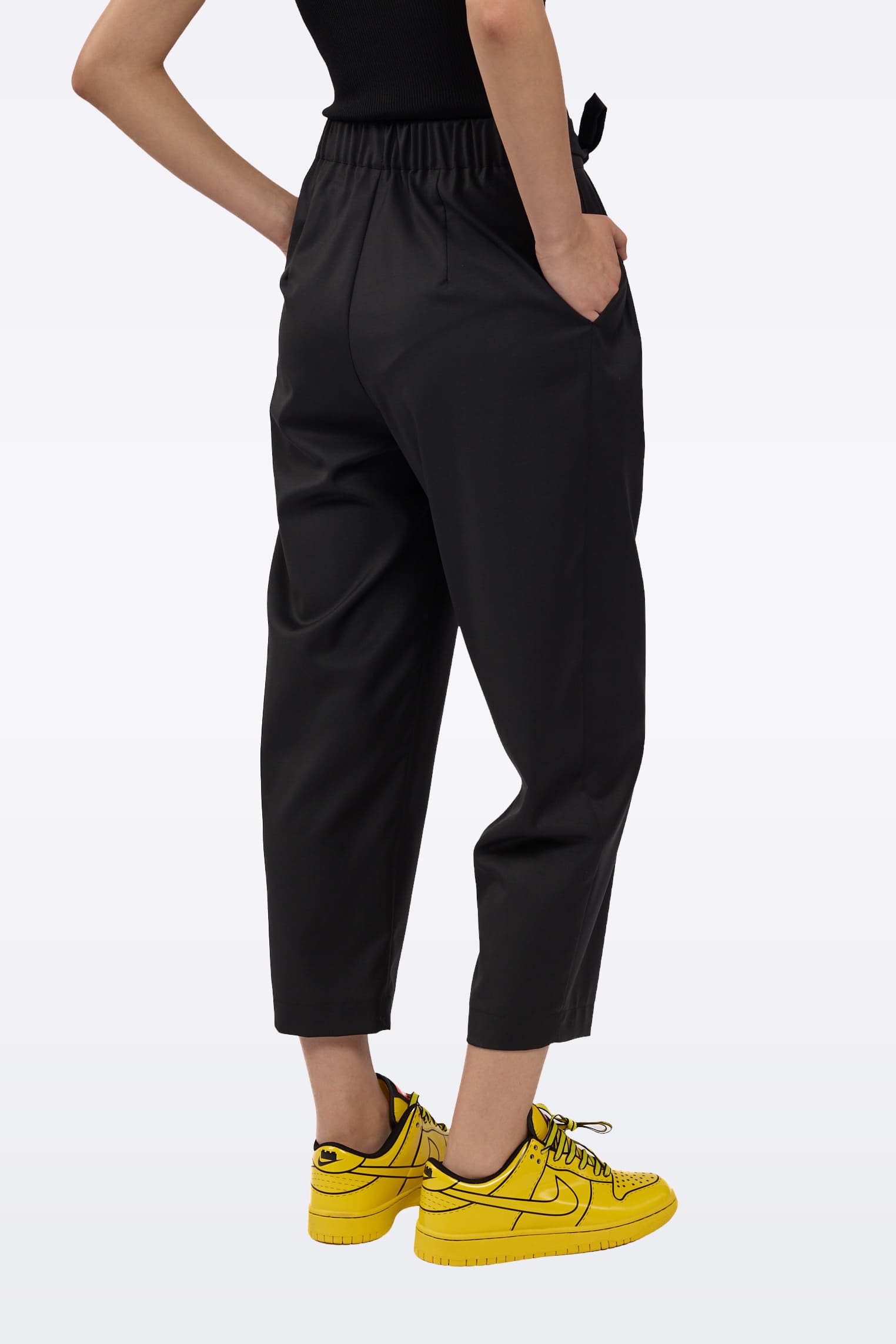 Black trousers P0096/Wool