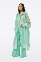Mint green parka C0083/Cupro