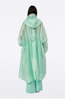 Mint green parka C0083/Cupro