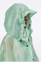 Mint green parka C0083/Cupro