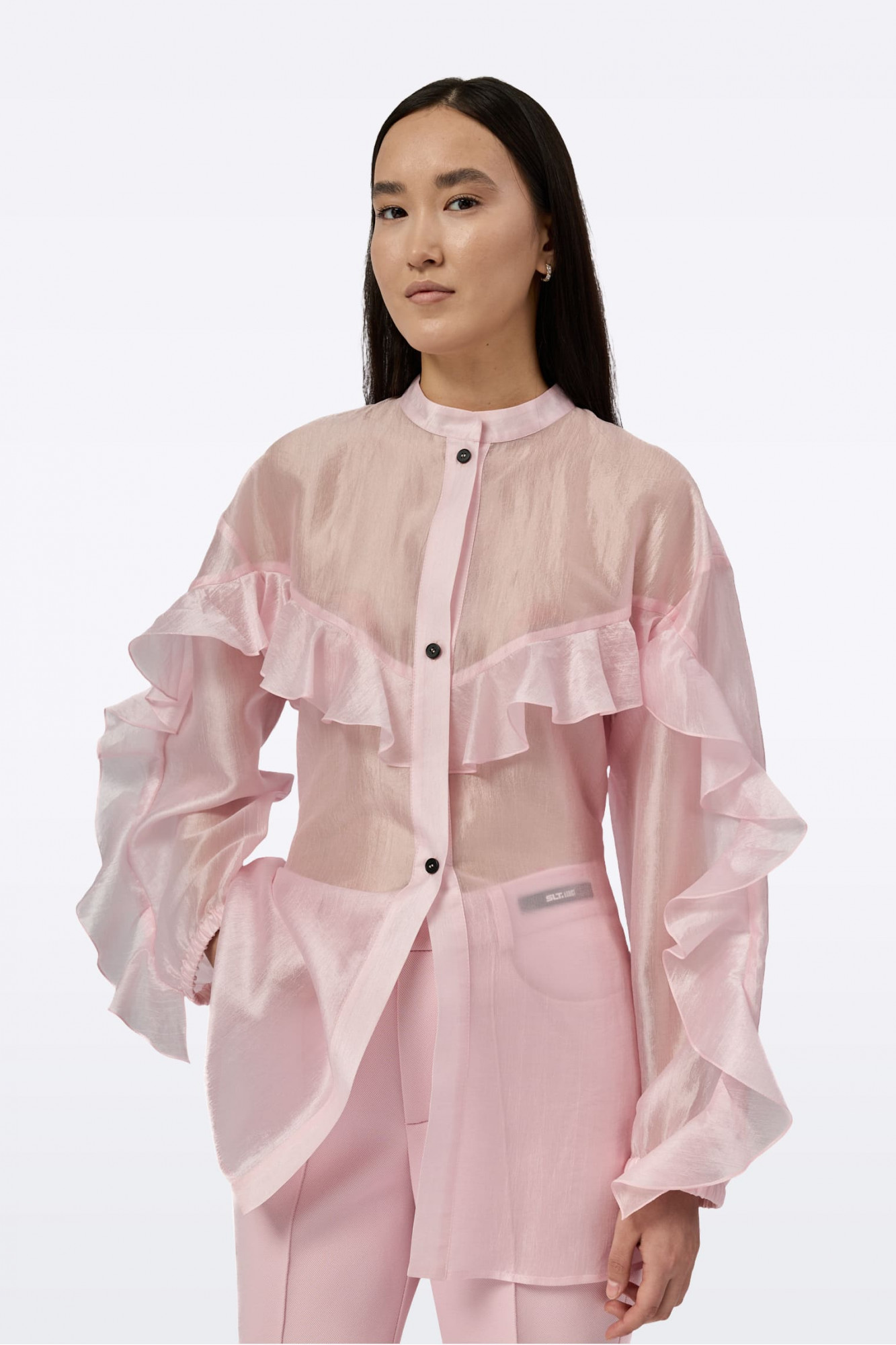 Рубашка pink T0241/Cupro